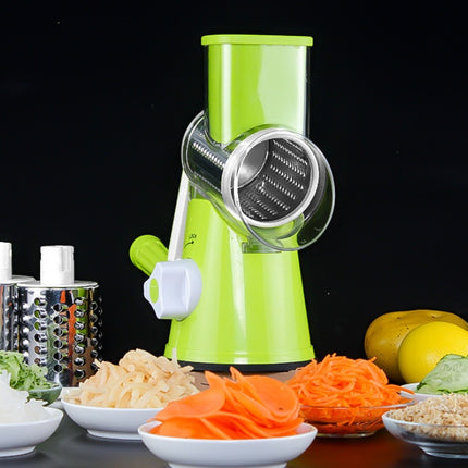 Manual Kitchen Accessories Multifunctional Round Mandoline Potato Slicer Vegetable Cutter Slicer Cheese Kitchen Gadgets