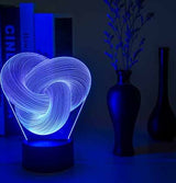 LumaGlow | 3D LED Night Light | Touch RGB Colorful | Soothing Sleep Ambience | Colorful Acrylic | Ideal Gift -