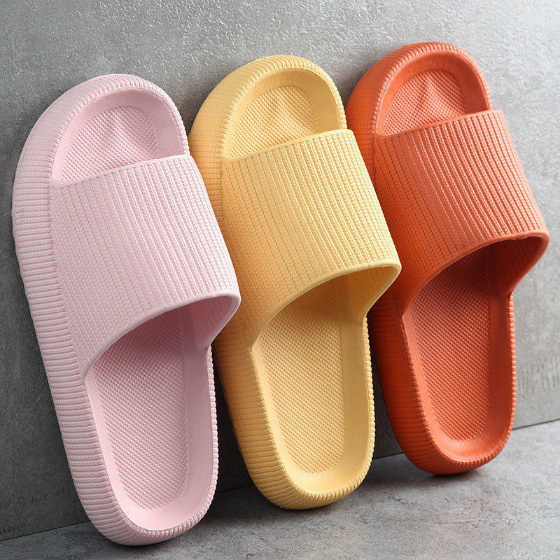 Soft Home Couple Slippers | Unisex EVA Non-Slip Indoor House Shoes | Comfortable Toe Slippers | Wear-Resistant Lightweight Home Footwear | Multiple Sizes & Colors - Apparel & Accessories > Shoes > Slippers