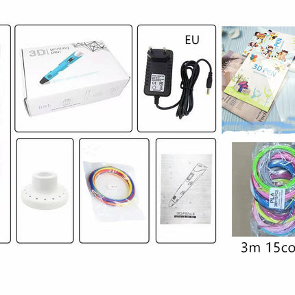 Children's 3d Printing Pen Three-dimensional Brush Toy Set
