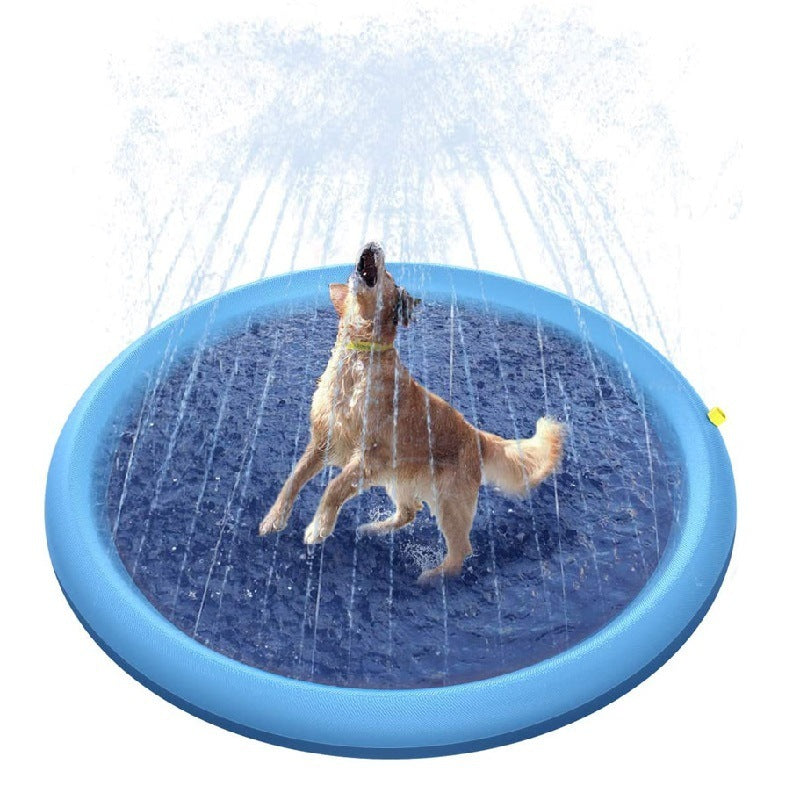 AquaPlay | Splash Pad | EN71 Certified, Non-Slip | Safe Backyard Fun | Blue | Portable And Reusable -