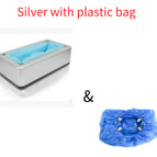 Sliver and Plastic bag