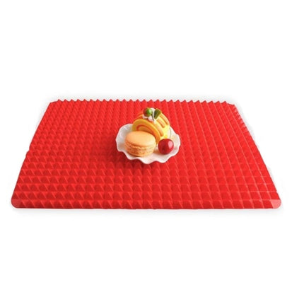 Non-Stick Silicone Pyramid Cooking Mat Baking Mat With Grid Versatile Oven BBQ Cooking Mat Heat-Resistant Mat Kitchen Tools Kitchen Gadgets