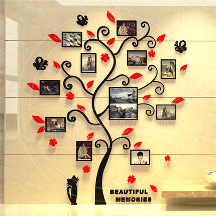 Family photo frame tree wall sticker