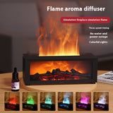 New Flame | Aromatherapy Diffuser | 3D Flame Effect | Large Room Humidifier | Multicolor | Calm Relaxing Home Ambience -