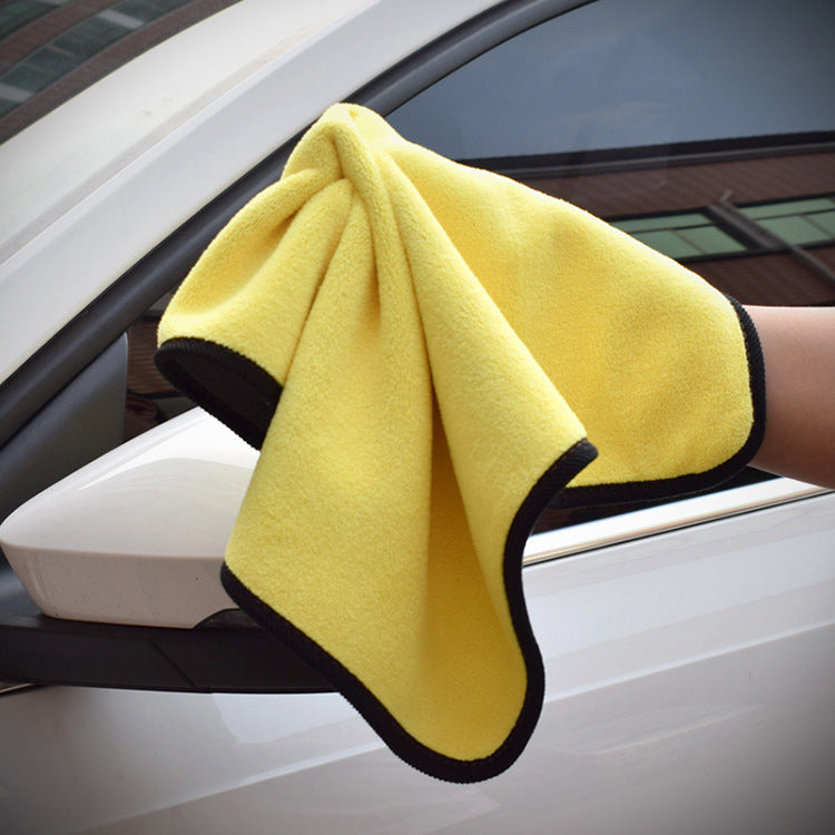 UltraClean | Car Wash Towel | Double Sided Microfiber | Scratch Free Lint Free | Two Color | Swirl Free Shine -