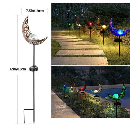 LED Solar Flame Light Metal LED Garden Light Flame Effect Lamp Waterproof Outdoor Lights Landscape Lights Solar Decorative Light