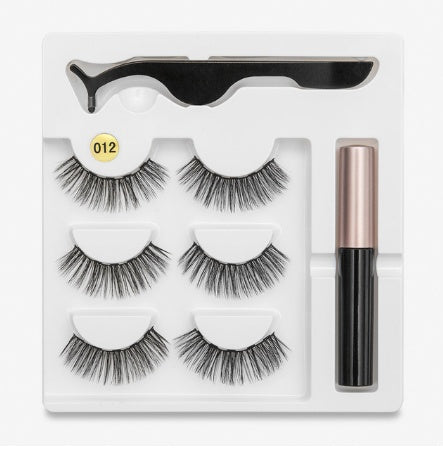 Magnetic False Eyelashes | Fashion Cotton Stem Lash Pair | Lightweight Chemical Fiber Lashes | Reusable Natural Look Magnetic Eyelash Set | Easy Wear & Comfortable Fit - Health & Beauty > Personal Care > Cosmetics > Makeup > Eye Makeup > False Eyelashes