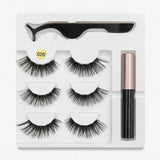 Magnetic False Eyelashes | Fashion Cotton Stem Lash Pair | Lightweight Chemical Fiber Lashes | Reusable Natural Look Magnetic Eyelash Set | Easy Wear & Comfortable Fit - Health & Beauty > Personal Care > Cosmetics > Makeup > Eye Makeup > False Eyelashes