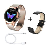 Heart Rate Monitoring Smart Bracelet | Sports Step Tracker Fitness Watch | Multi-Sport Mode Activity Tracker | Calorie & Distance Counter | Custom Dial Display | Stainless Steel Body | Long Battery Life - Apparel & Accessories > Jewelry > Smart Watches