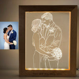 LumiFrame | Photo Frame Night Light | Avatar Options | Kid Friendly Glow | Single Double Triple | Gift For Kids -