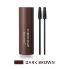Dark brown no eyebrow card