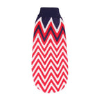 Red wavy pattern