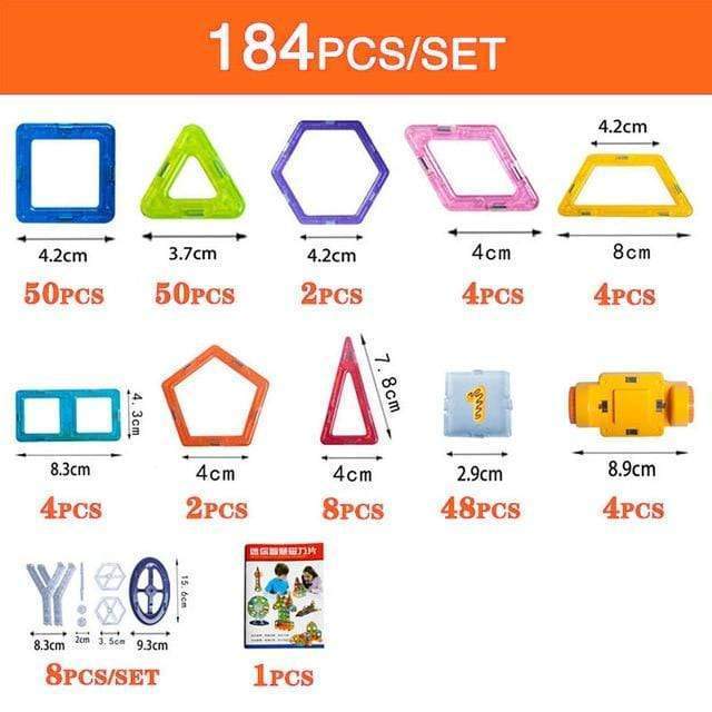 Magnetic Building Blocks DIY Magnets Toys For Kids Designer Construction Set Gifts For Children Toys -