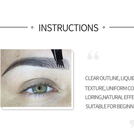 Four-head Eyebrow Pencil Liquid Eyebrow Pencil Tattoo Eyebrow Pencil Eyebrow Pencil 4-head Eyebrow Pencil Four-jaw Eyebrow Pencil