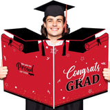 GradGlow | Graduation Money Box | Includes Gift Bags and Tape | Great for Cash Gifts | Party Ready Gift Box -