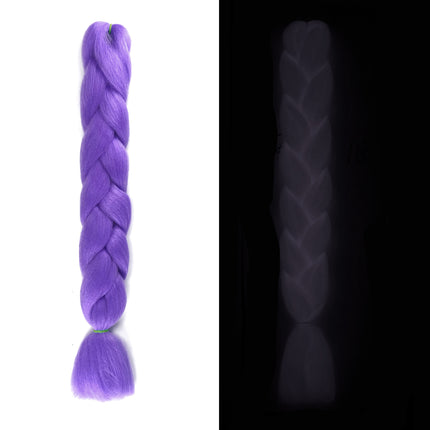 Luminous Fluorescent Chemical Fiber Wig Big Braid