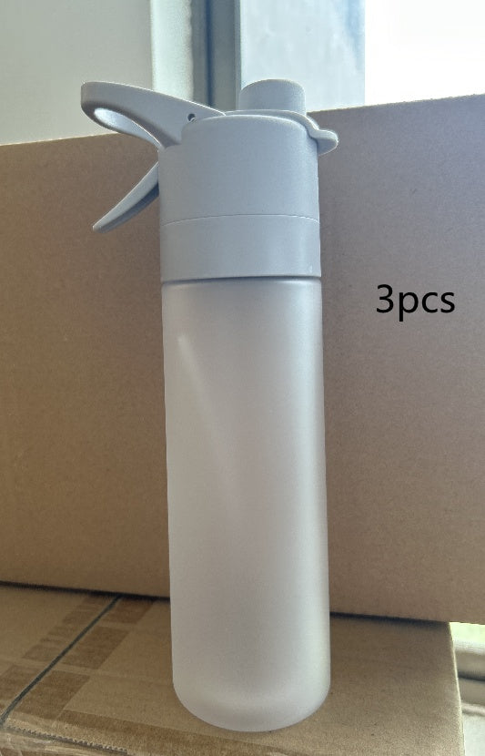 Large Capacity Spray Water Bottle | Leakproof Sports & Fitness Cup for Girls | Portable Travel Drinkware with Handle Strap | Wide-Mouth BPA-Free Plastic - Home & Garden > Kitchen & Dining > Food & Beverage Carriers > Water Bottles