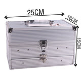 GlamPro | Eyeshadow Kit | Two-Layer 94-Color | Vibrant Pigments | Earth Tones | Polished Finish -