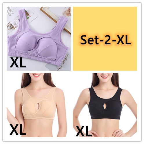 ComfyLift | Plus Size Wireless Bra | Crossover Design | Instant Lift And Support | Plus Size | No Wire Comfort -