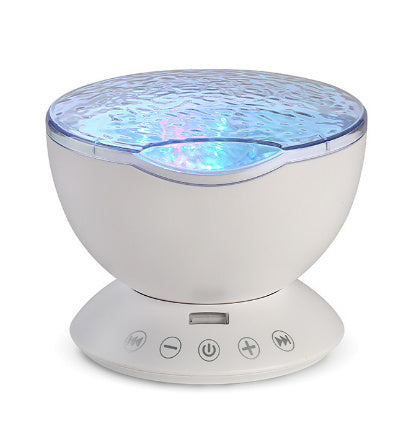 AquaAurora | Ocean Wave Projector | Remote Control | Music Player | Relaxing Sleep Atmosphere -