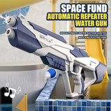 Space | Water Gun | Usb Charging | Large 358ml Tank | Fun Summer Outdoor Water Fight Toy -