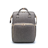 USB Charging Mommy Backpack | Foldable Baby Bed Diaper Bag | Large Capacity Multi-Function Travel Nappy Bag | Waterproof Cationic Fabric | Portable Crib with Mattress | Organizer for Moms - Furniture > Baby & Toddler Furniture > Cribs & Toddler Beds > Travel Cribs