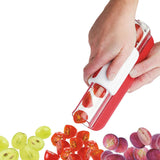 ClearSlice | Tomato Chip Slicer Grape Cutter | Ergonomic Grip | Stainless Steel Blade | Quick Slices for Snacks -