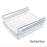 FreshSpace | Fridge Storage Rack | Hanging Drawer | Polypropylene Material | Clear | Space Saving Fridge Organizer -