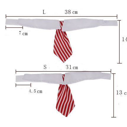 Pet bow tie tie child baby tie cartoon print small tie spot wholesale dog tie