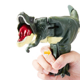 DinoPlay | Dinosaur Fidget Toy | Battery Free | Head Tail Movements | Green | Educational Kids Gift -