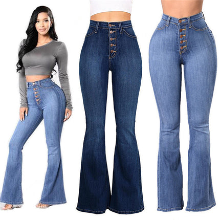 New high waist stretch jeans