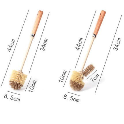 Wooden Household Handle Toilet Brush Cleaning Tools Bathroom Cleaning Brush Kitchen Floor Cleaner Brushes
