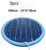 AquaPlay | Splash Pad | EN71 Certified, Non-Slip | Safe Backyard Fun | Blue | Portable And Reusable -