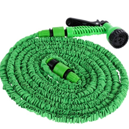 Latex Natural Telescopic Water Hose High Pressure Car Wash Water Gun Watering Flower Watering Vegetable Hose Summer