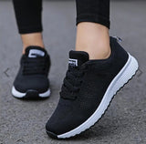Women’s Sports Sneakers | Breathable Mesh Running Shoes | Lightweight EVA Vulcanized Sole | Low-Wedge Heel Athletic Shoes | Casual Walking Fitness Trainers - Apparel & Accessories > Shoes > Sneakers