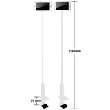 Spiral Base | Phone and Tablet Stand | 360 Degree Rotation | Detachable Flexible Design | Hands Free Viewing -