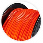 Deep orange PLA