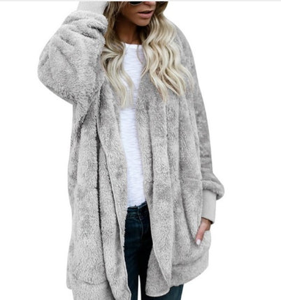 Women's Plush Warm Cotton Coat