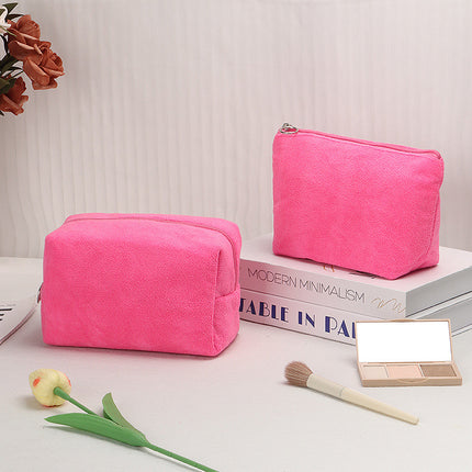 Towel Cloth Cosmetic Bag Large Capacity Portable Tote Bag