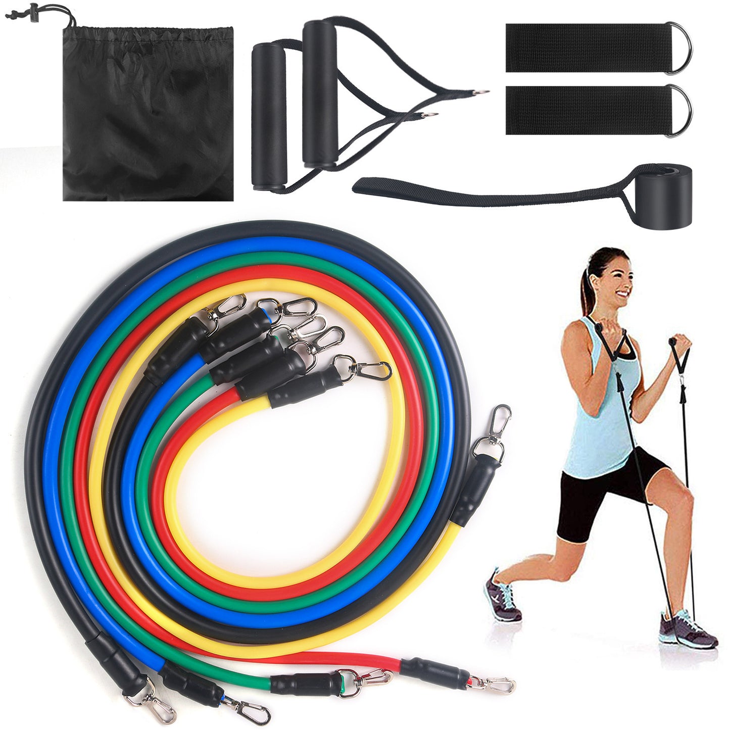 Fitness Rally | Resistance Band | Eco-Friendly Latex Durability | Long-Lasting Elasticity | Full-Body Workouts -