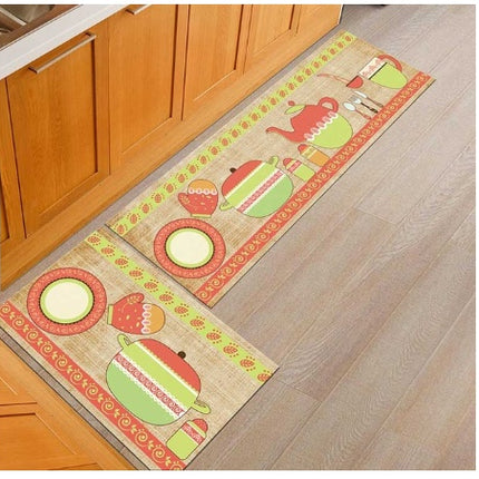 Floor mats, non-slip, oil-proof, household machine washable door mats, bathroom, bathroom, bedside rugs