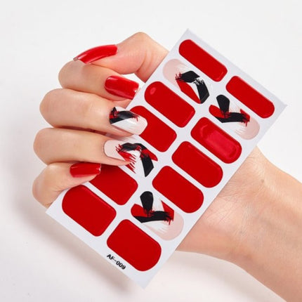 Nail Stickers, Nail Polish Glue, Full Nail Stickers