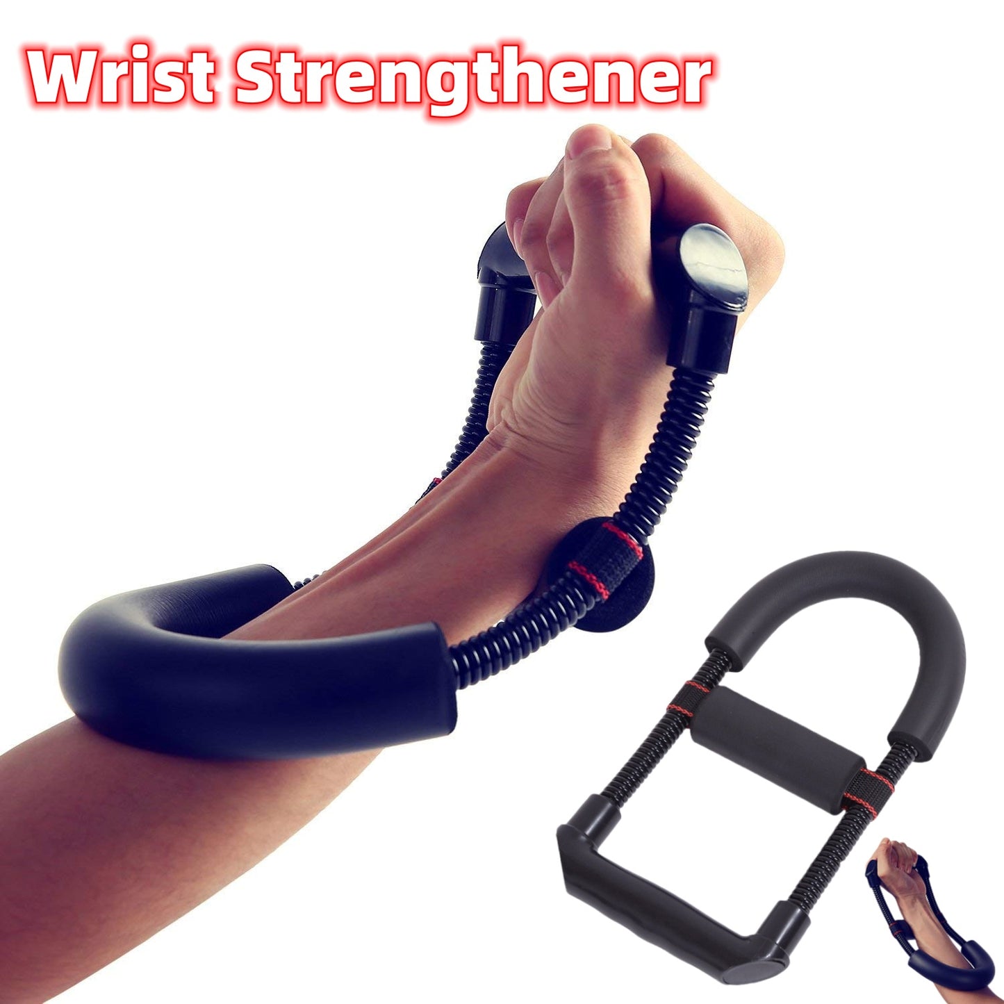 Grip Power | Wrist Forearm Grip Exerciser | Adjustable | Build Grip Strength | One Size | Portable Fitness Tool -