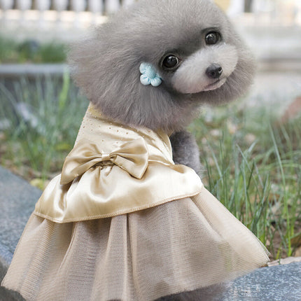 Dog wedding dress