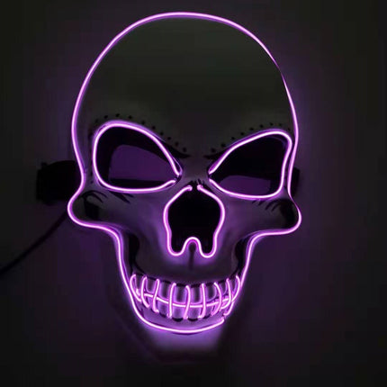 Skull LED Glowing Halloween Mask