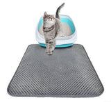 Honeycomb Cat Litter Mat | Waterproof Double-Layer Trap Pad | EVA Foam Urine-Proof Beehive Design | Easy-Clean Litter Catcher for Cats | S M L Sizes - Animals & Pet Supplies > Pet Supplies > Cat Supplies > Cat Litter > Cat Litter Box Mats