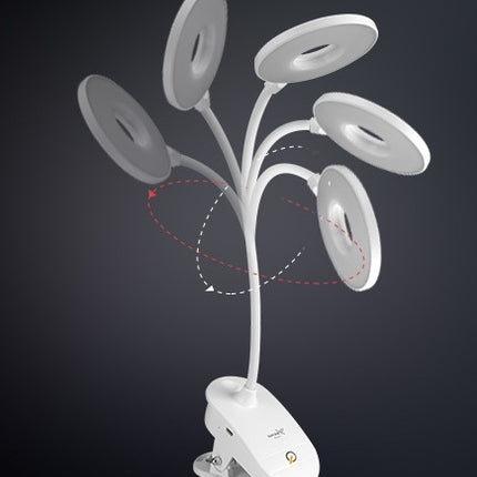 LED eye protection USB charging desk lamp student learning bedroom bedside clip lamp table lamp