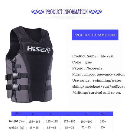 Sea fishing portable buoyancy vest