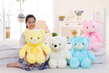 Creative Light | LED Teddy Bear Plush | Color Changing LED | Kids Night Light | Multi Color | Tap Activated Glow -